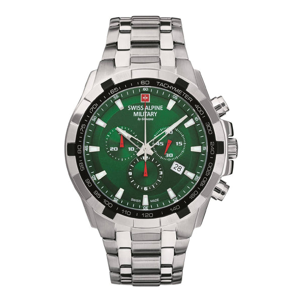 Swiss Alpine Military 7043.9134SAM Mens Watch Chronograph