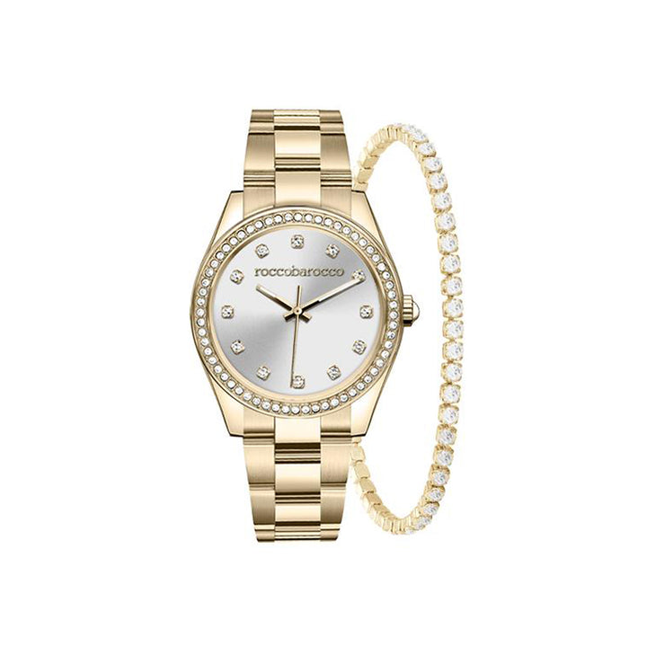 Roccobarocco RB.2579-05M Women’s Watch and Bracelet Set