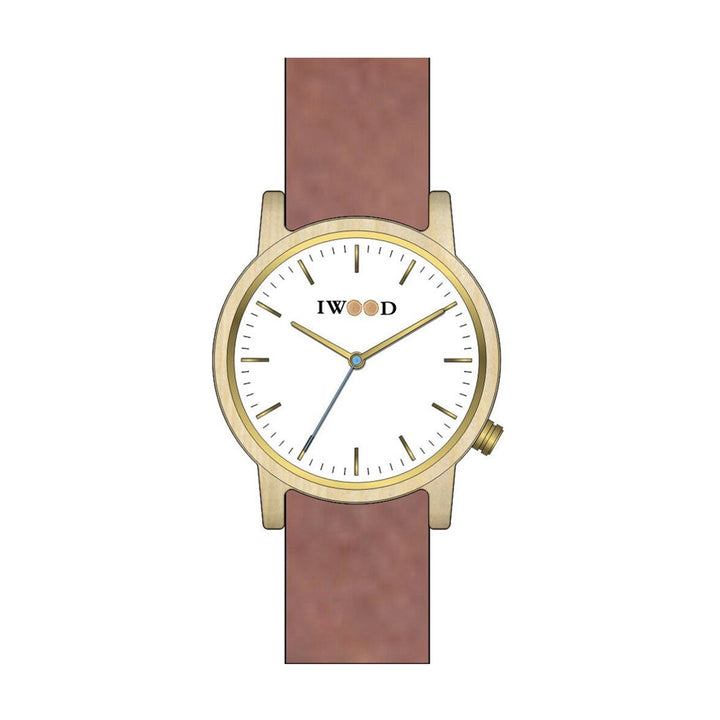 Iwood Real Wood Mens Watch IW18444002 - Iwood Real Wood Mens Watch IW18444002