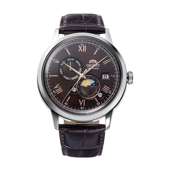 Orient Sun and Moon Automatic RA-AK0804Y30B Mens Watch - Orient Sun and Moon Automatic RA-AK0804Y30B Mens Watch